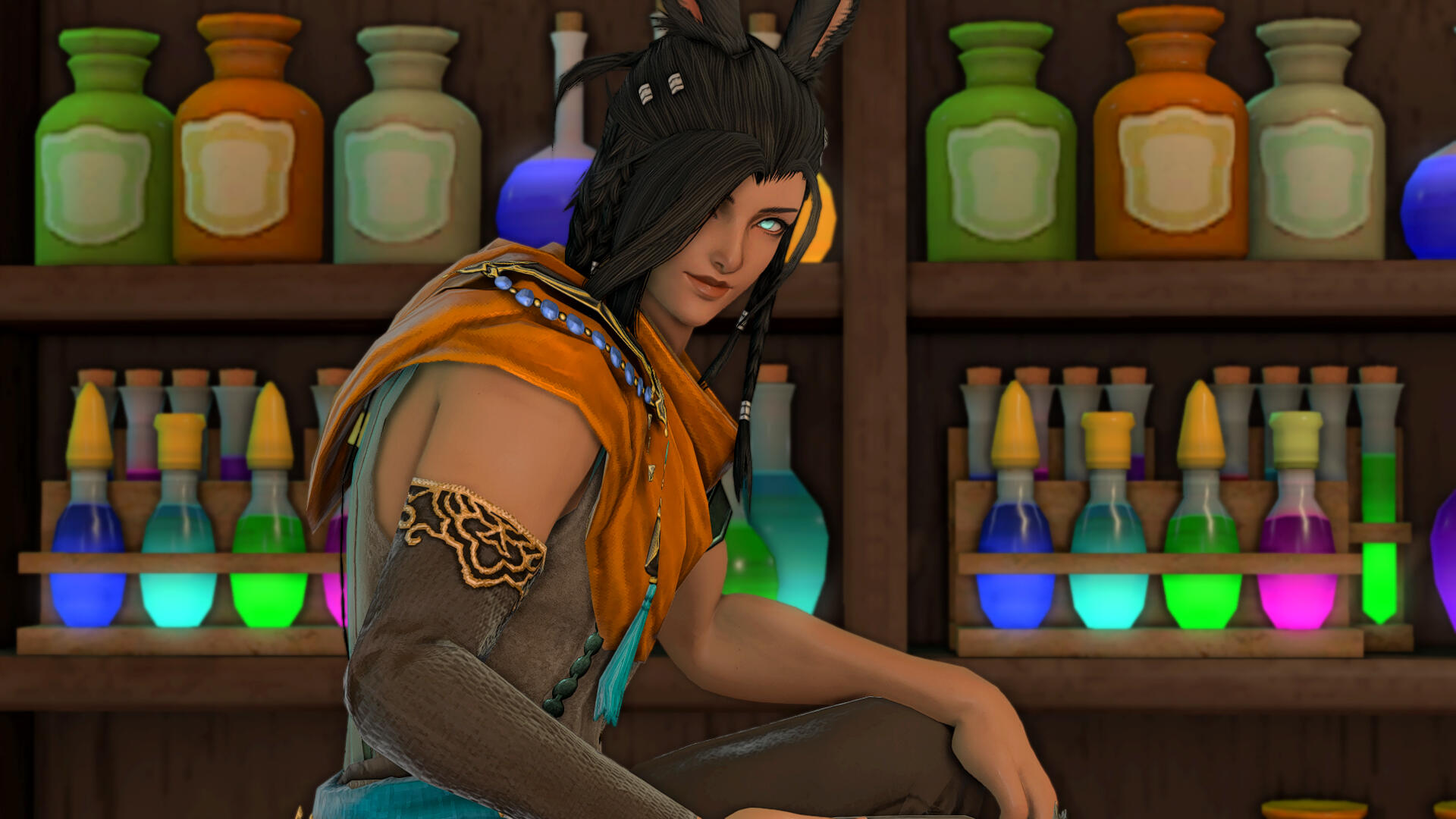 Hafiz at his home lab 2 Hafiz at his home lab 2